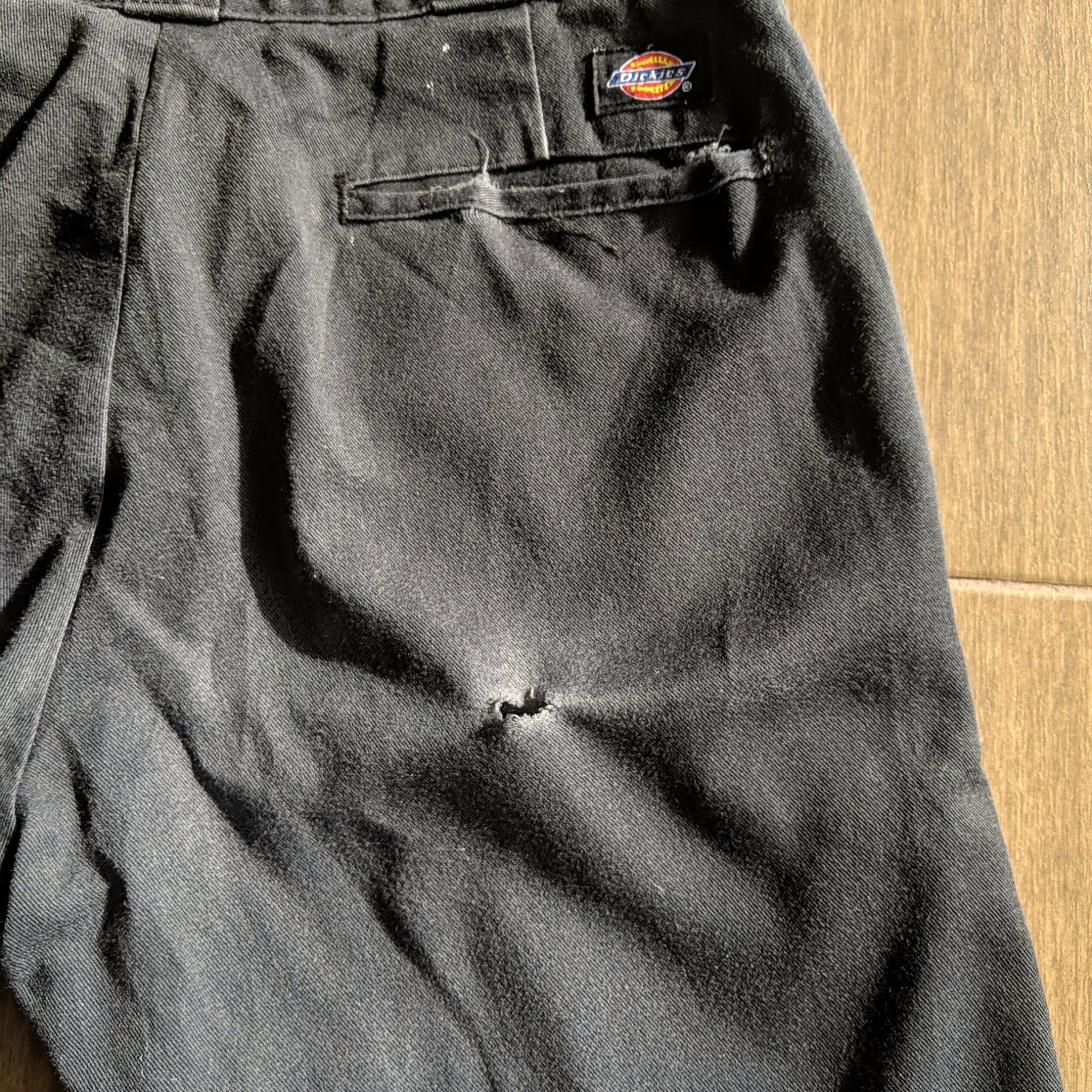 Dickies W28 Vintage Dickies 874 Trousers Black Casual Pants Size US 28 / EU 44 - 10 Thumbnail