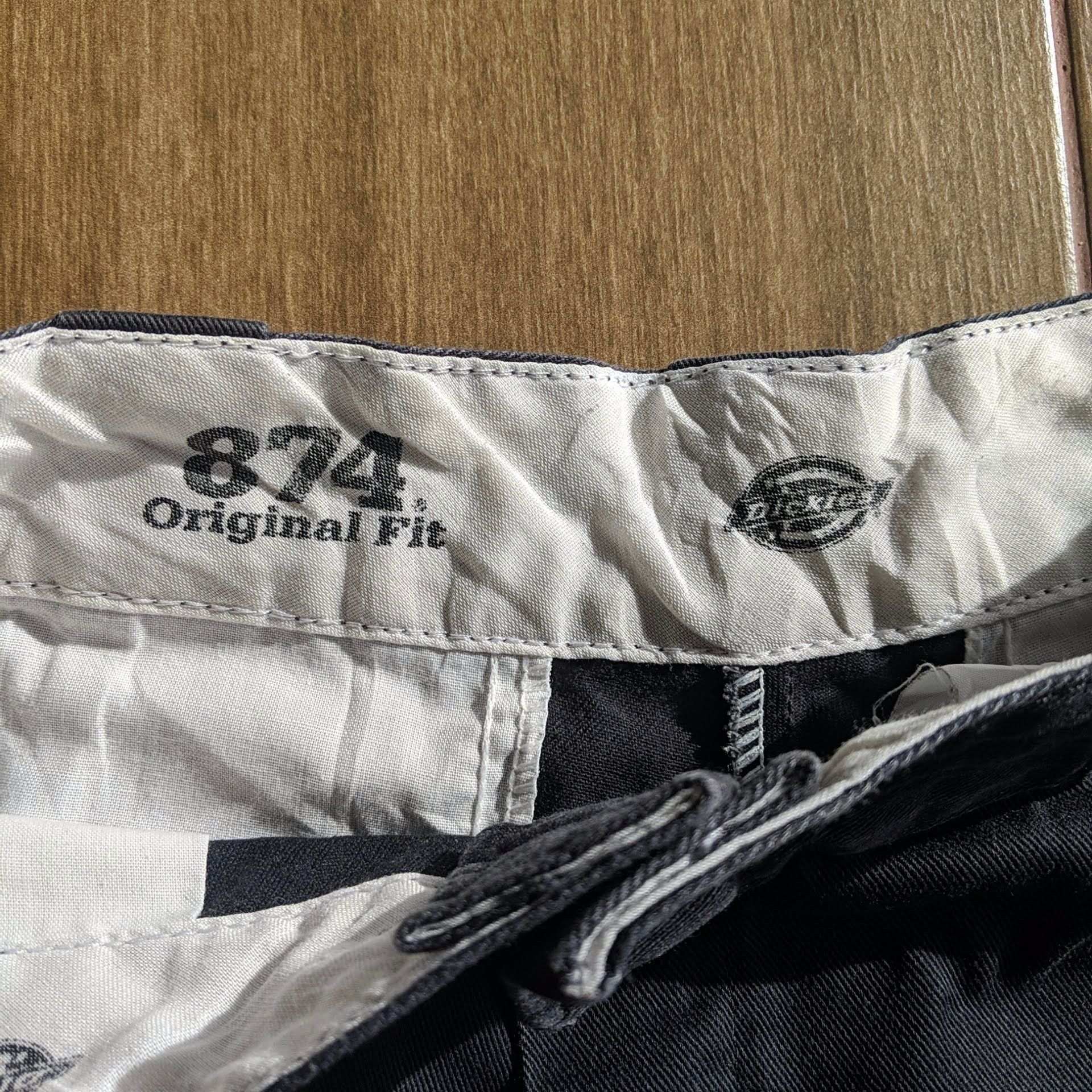Dickies W28 Vintage Dickies 874 Trousers Black Casual Pants Size US 28 / EU 44 - 6 Thumbnail