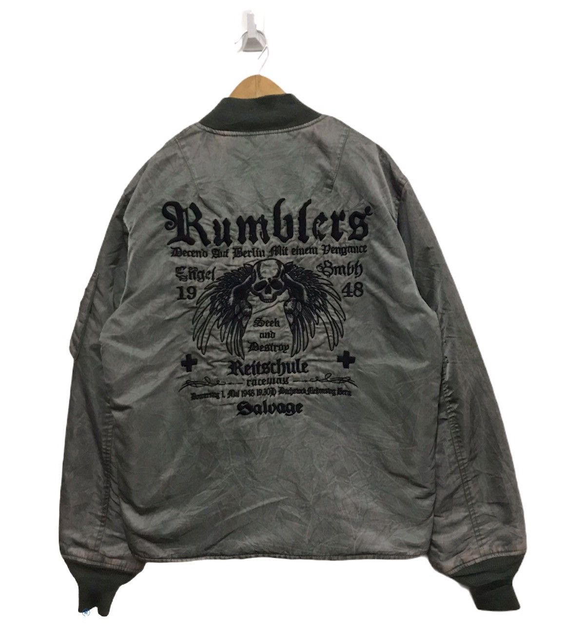 Alpha Industries Salvage alpha bomber jacket Size US S / EU 44-46 / 1 - 1 Thumbnail