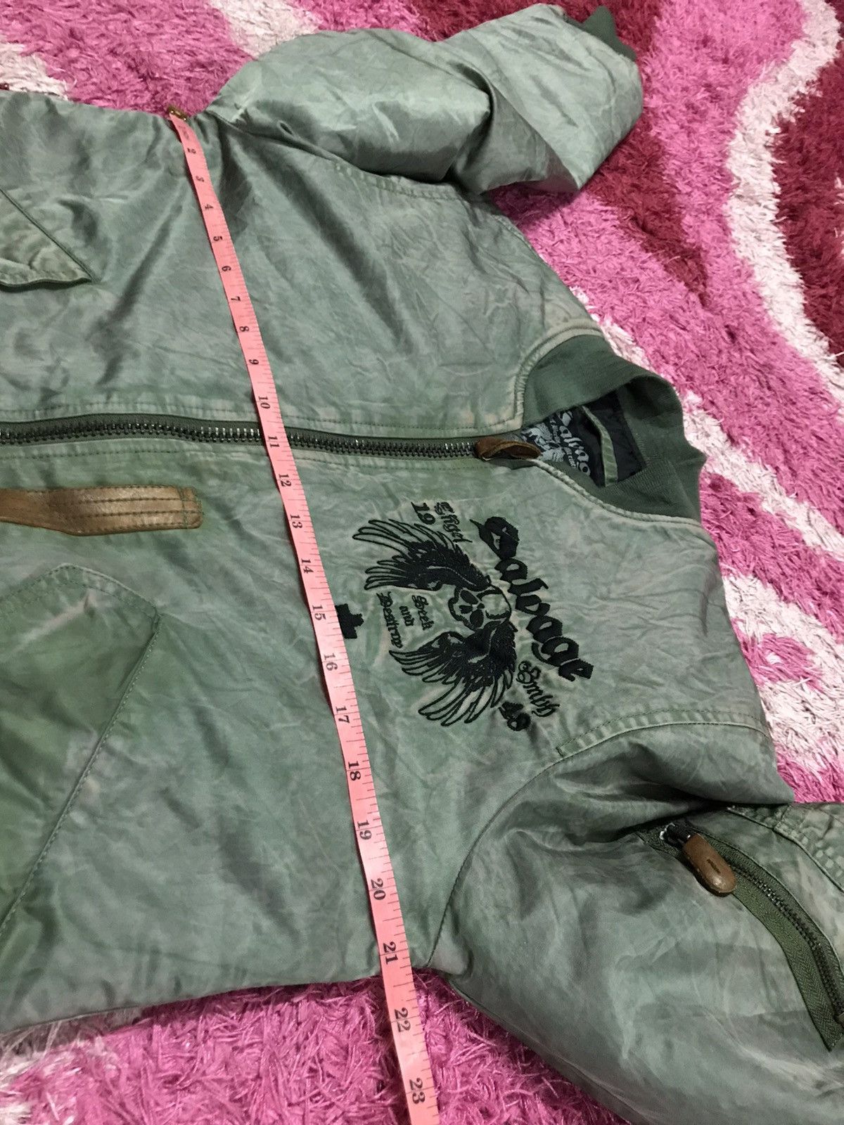 Alpha Industries Salvage alpha bomber jacket Size US S / EU 44-46 / 1 - 11 Thumbnail