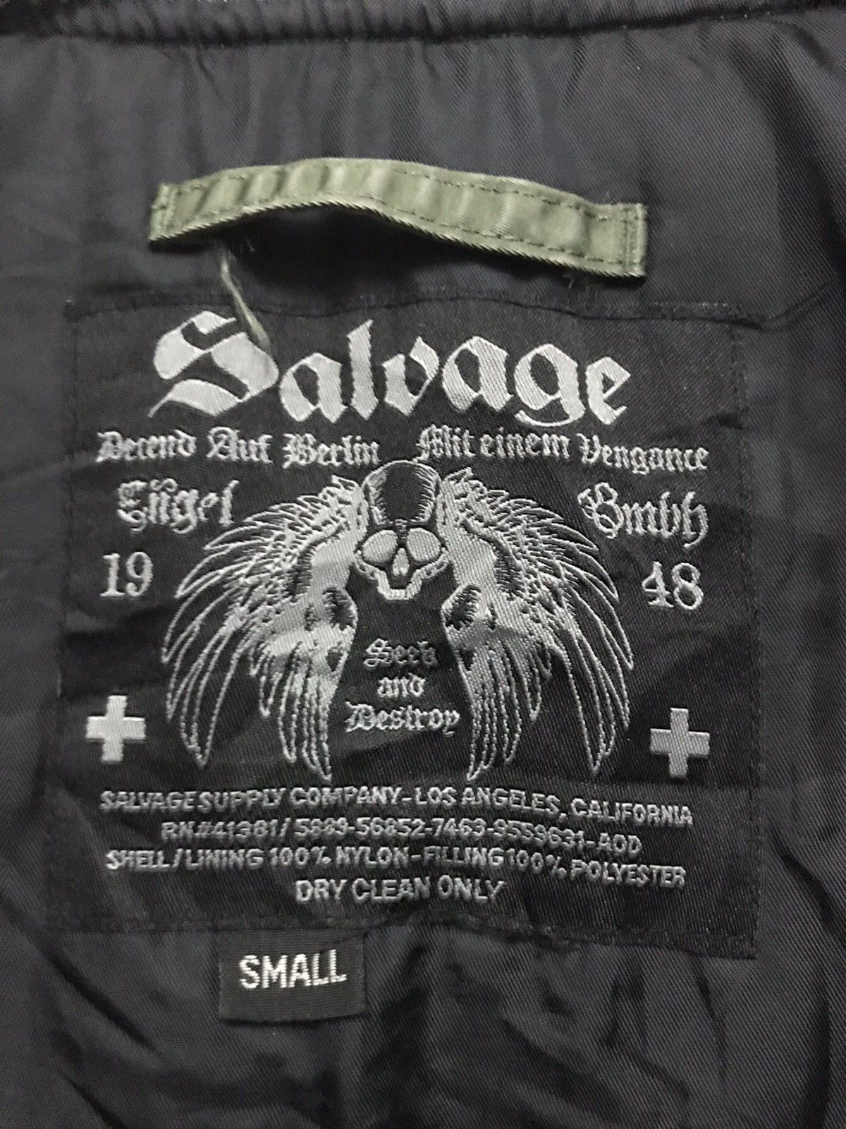 Alpha Industries Salvage alpha bomber jacket Size US S / EU 44-46 / 1 - 2 Thumbnail