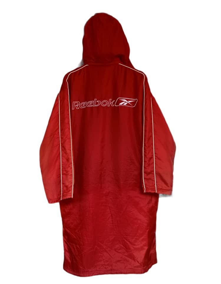 Reebok × Vintage Sun Faded Reebok Long Jacket Sherpa Embroidery Size US L / EU 52-54 / 3 - 1 Thumbnail