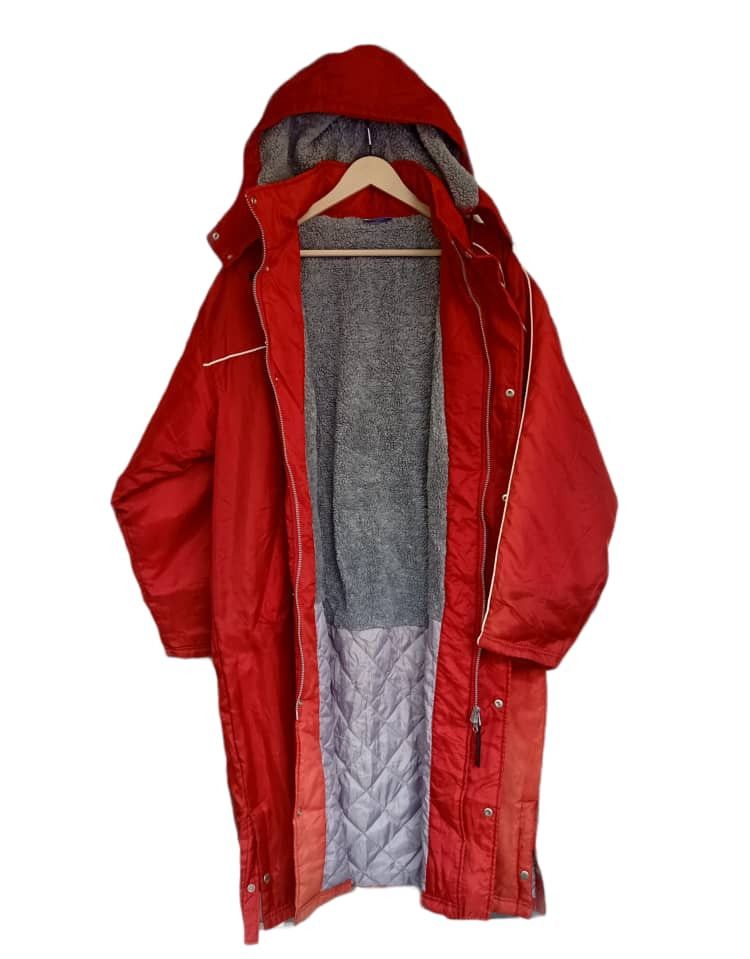 Reebok × Vintage Sun Faded Reebok Long Jacket Sherpa Embroidery Size US L / EU 52-54 / 3 - 2 Thumbnail