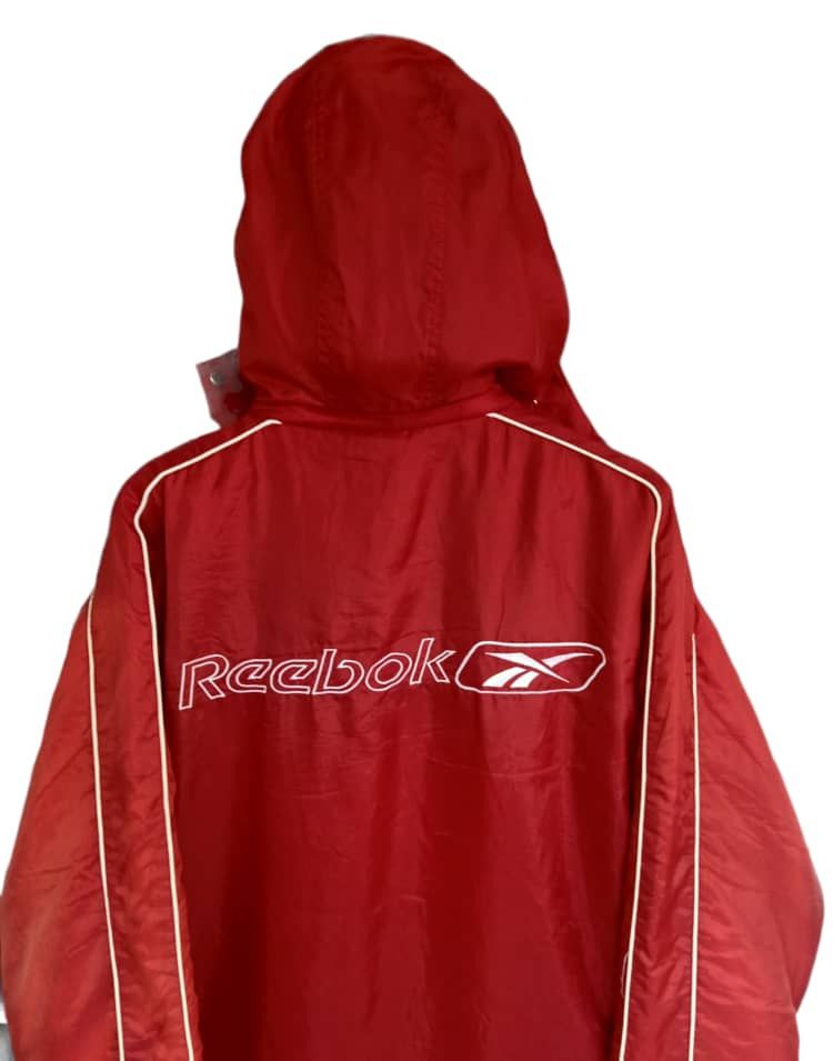 Reebok × Vintage Sun Faded Reebok Long Jacket Sherpa Embroidery Size US L / EU 52-54 / 3 - 5 Thumbnail