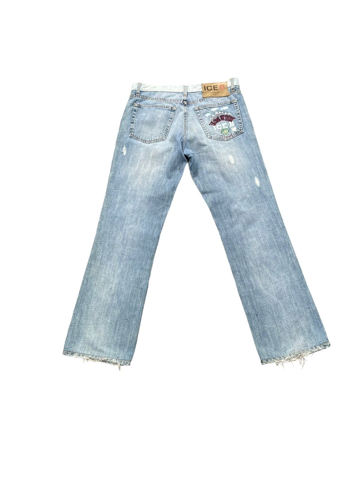Iceberg Vintage Iceberg Ice B Distresed Denim Size US 34 / EU 50 - 8 Thumbnail