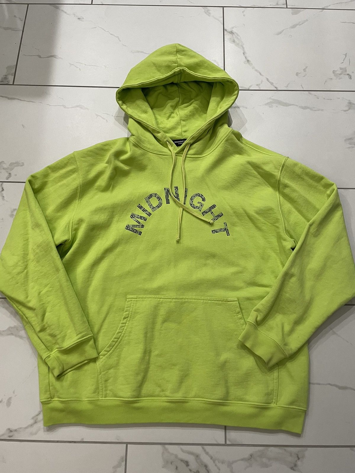 Midnight Studios Midnight Studios Arc Logo Rhinestone Hoodie | Grailed