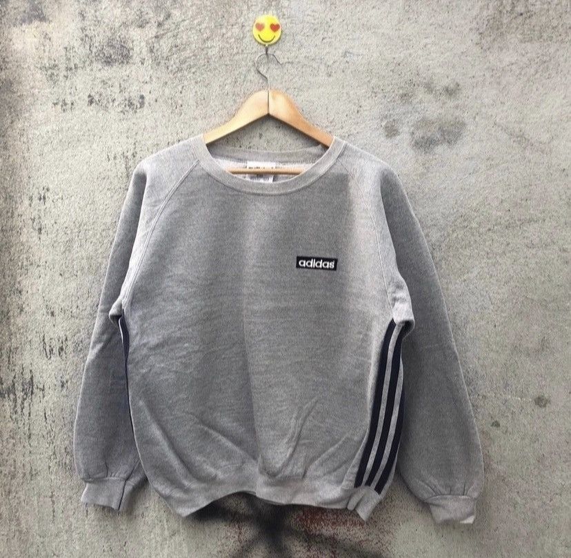 Adidas Vintage 90s Adidas Sweatshirt Size US M / EU 48-50 / 2 - 1 Thumbnail