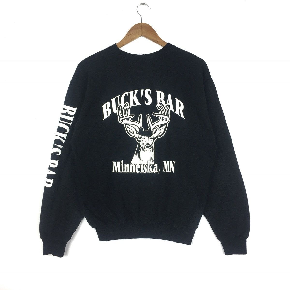 Vintage Vintage buck bar minneiska Sweatshirt Casual Jumper Size US S / EU 44-46 / 1 - 1 Thumbnail