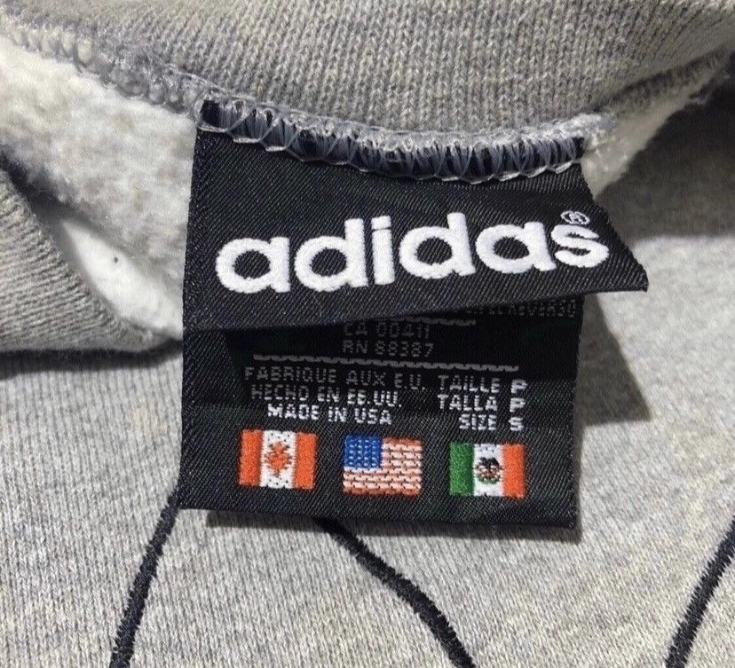Adidas Vintage 90s Adidas sweatshirt Big Logo Size US XL / EU 56 / 4 - 3 Thumbnail