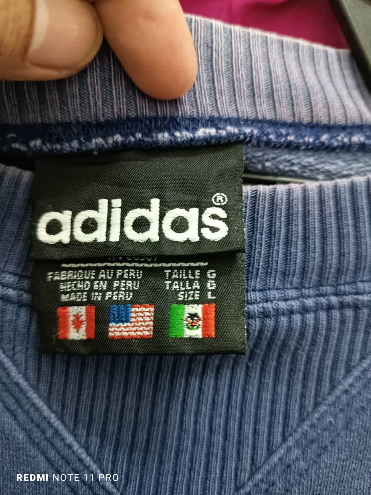 Adidas × Vintage VINTAGE ADIDAS TREFOIL SWEATSHIRT Size US XL / EU 56 / 4 - 2 Thumbnail