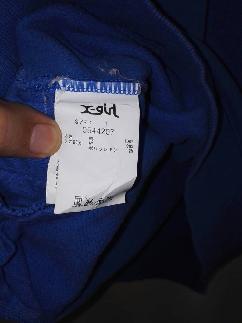 Japanese Brand Vintage Sweatshirt X-GirL Big Logo Have Pocket Size US S / EU 44-46 / 1 - 5 Thumbnail