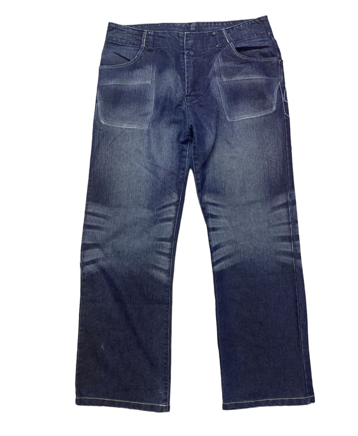 Evisu Evisu Genes Straight Loose Washed Jeans Size US 35 - 2 Thumbnail