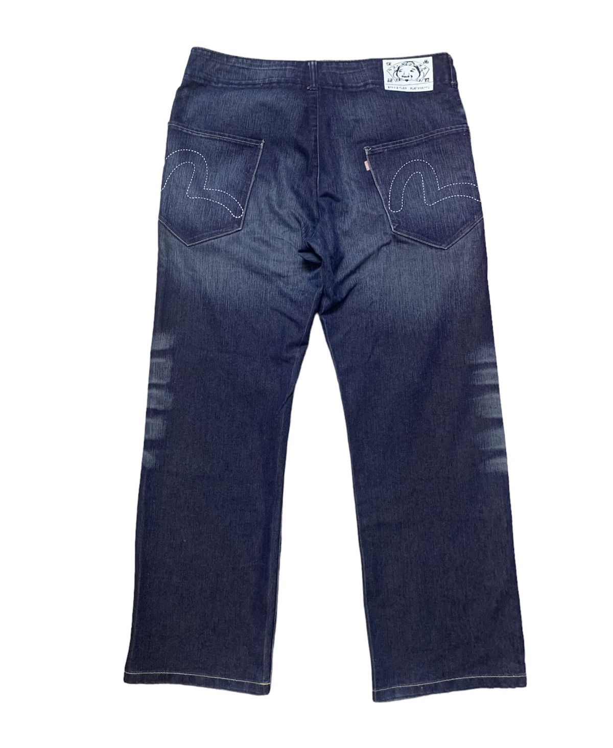Evisu Evisu Genes Straight Loose Washed Jeans Size US 35 - 1 Thumbnail