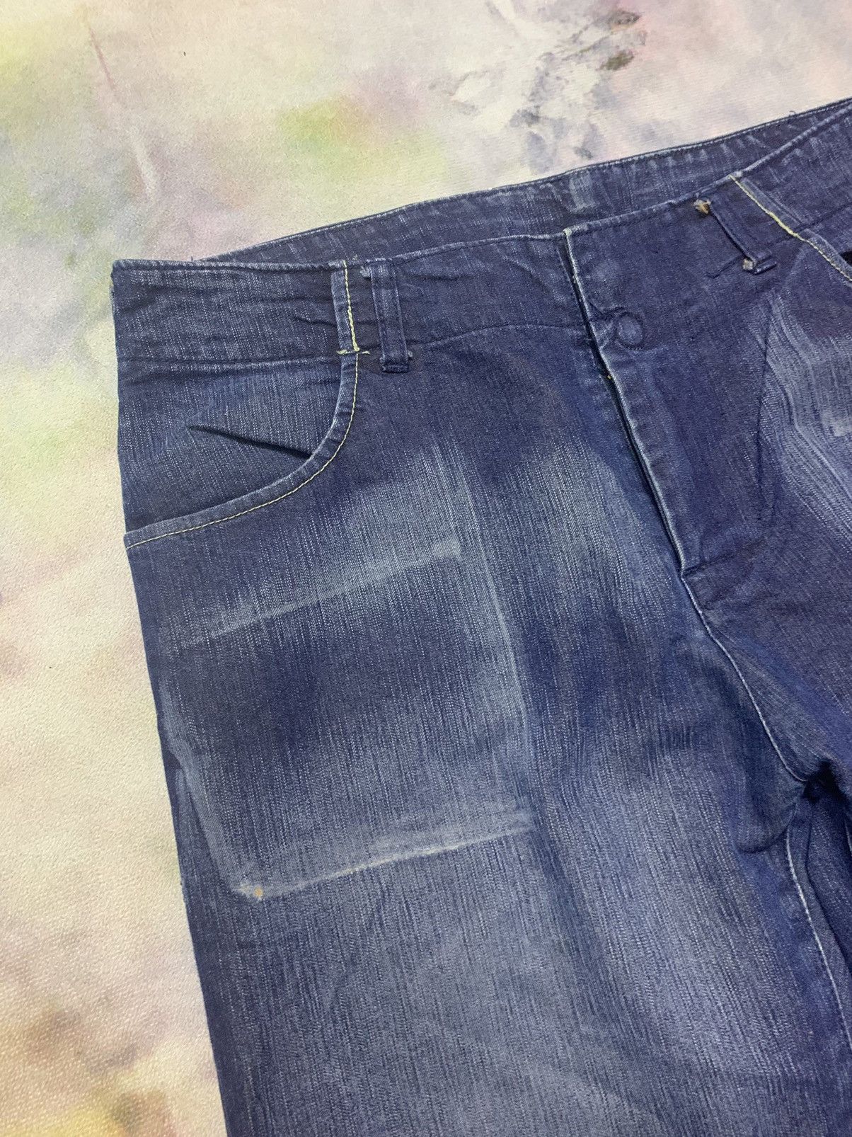 Evisu Evisu Genes Straight Loose Washed Jeans Size US 35 - 6 Thumbnail