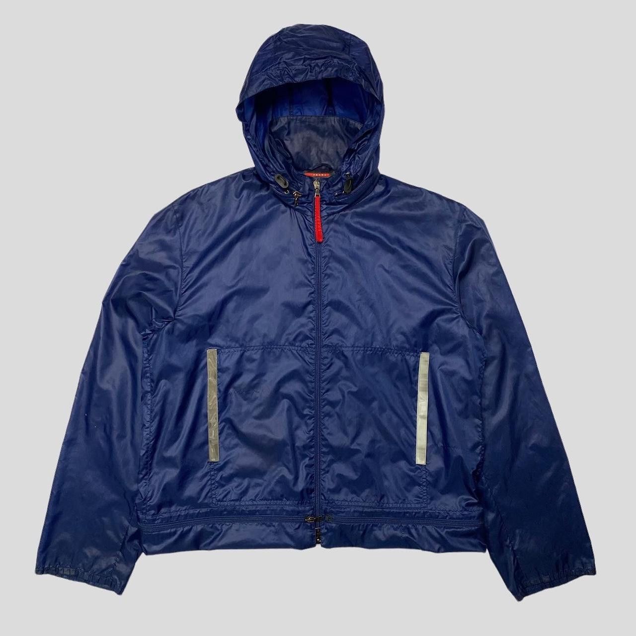 Prada Sport SS99 Convertible Nylon Reflective Jacket - L/XL
