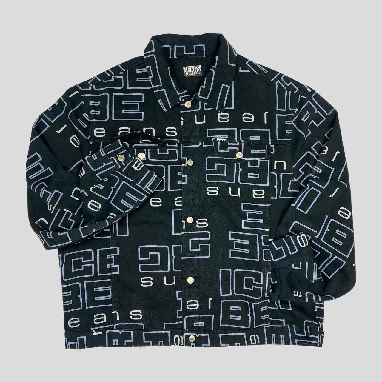 Iceberg Iceberg Jeans 90’s Block Spellout Jacket - XXL Size US XXL / EU 58 / 5 - 2 Thumbnail