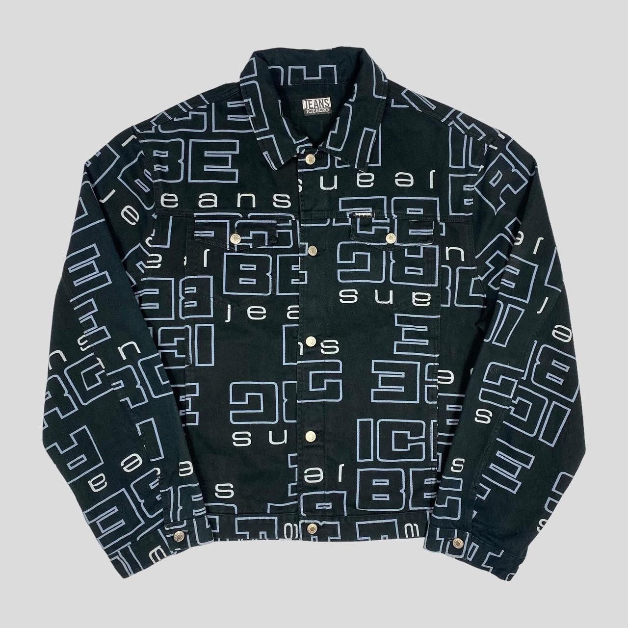 Iceberg Iceberg Jeans 90’s Block Spellout Jacket - XXL Size US XXL / EU 58 / 5 - 1 Thumbnail