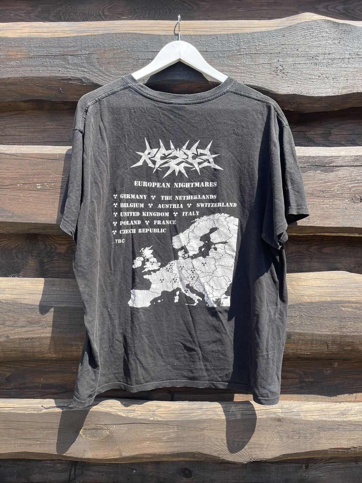 Band Tees Rezet European Nightmares tour vintage t-shirt tee rock Size US XXL / EU 58 / 5 - 2 Thumbnail