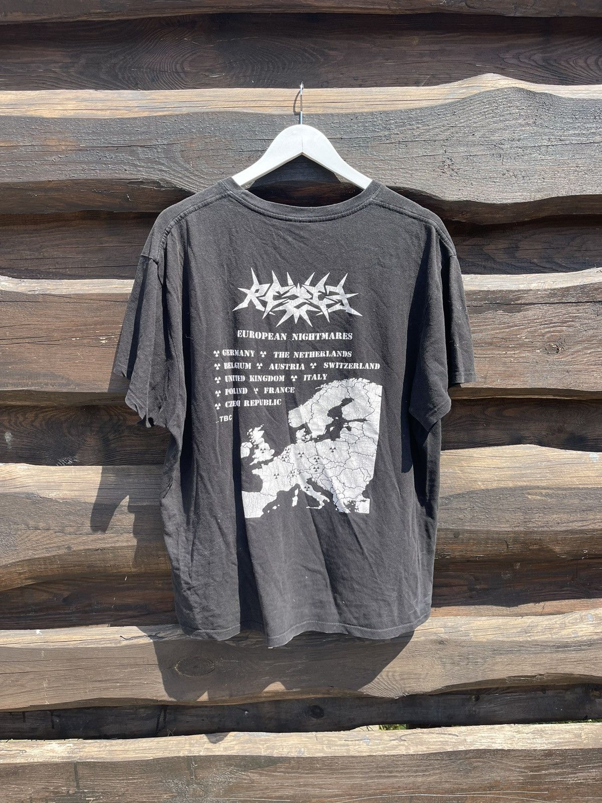 Band Tees Rezet European Nightmares tour vintage t-shirt tee rock Size US XXL / EU 58 / 5 - 17 Thumbnail