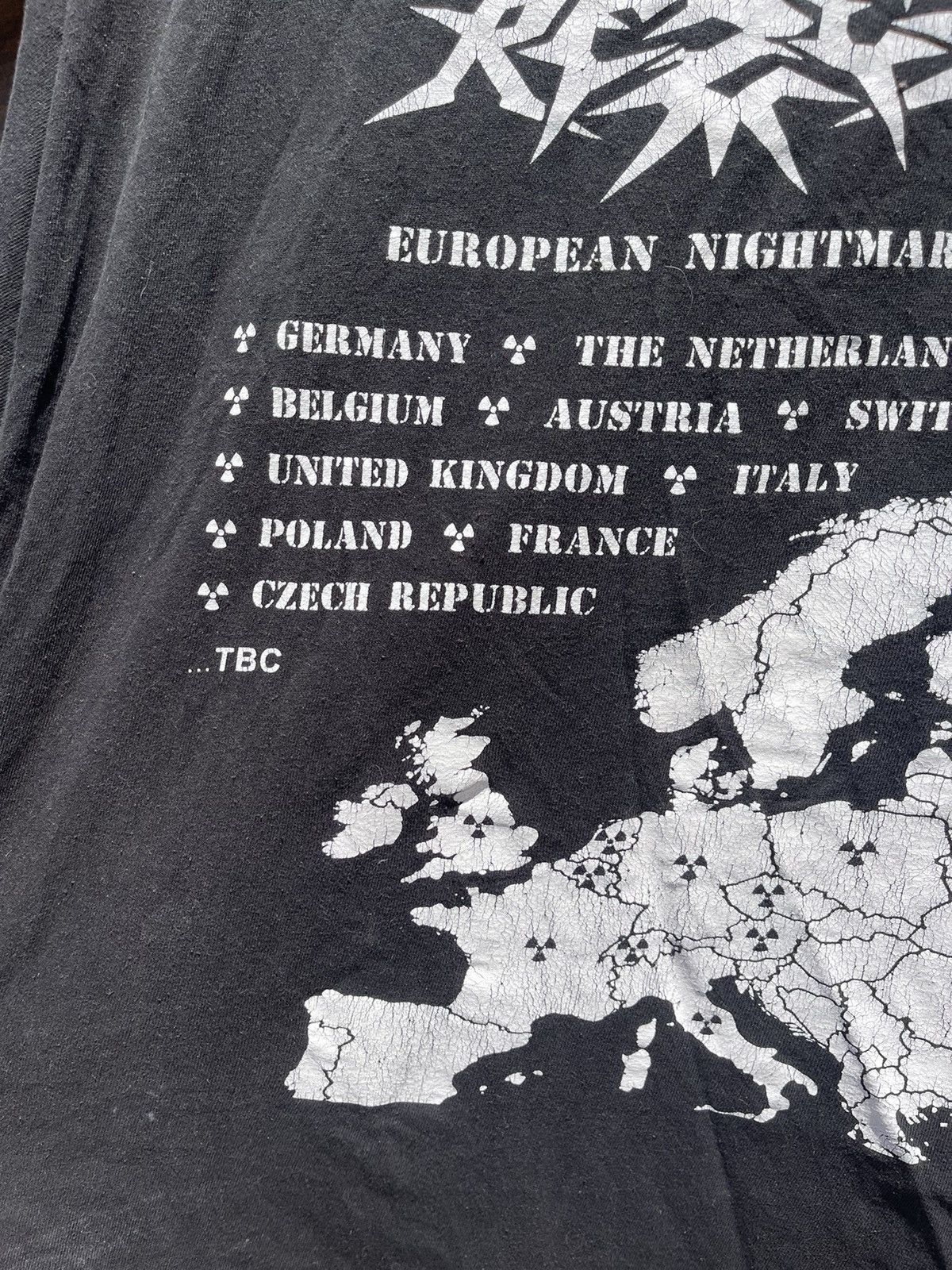 Band Tees Rezet European Nightmares tour vintage t-shirt tee rock Size US XXL / EU 58 / 5 - 15 Thumbnail