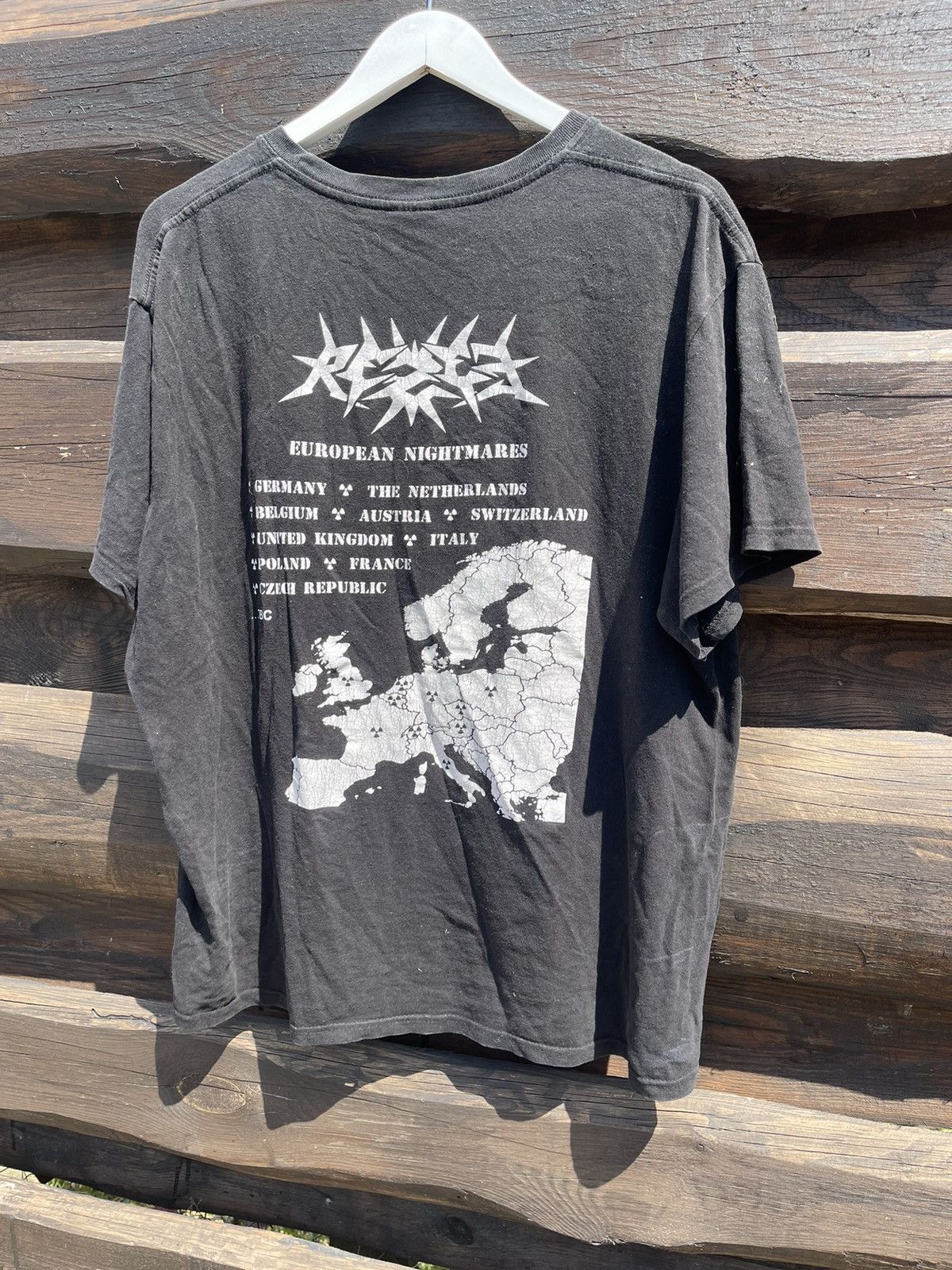 Band Tees Rezet European Nightmares tour vintage t-shirt tee rock Size US XXL / EU 58 / 5 - 13 Thumbnail