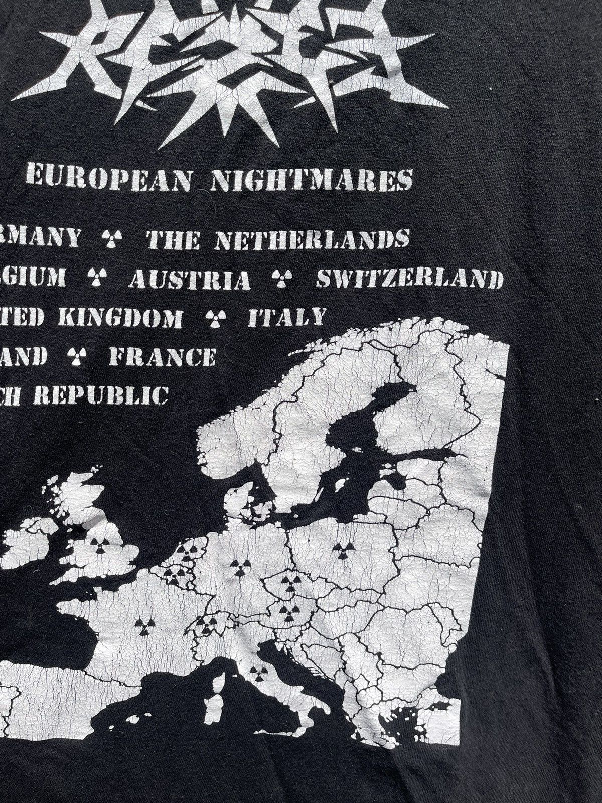 Band Tees Rezet European Nightmares tour vintage t-shirt tee rock Size US XXL / EU 58 / 5 - 16 Thumbnail