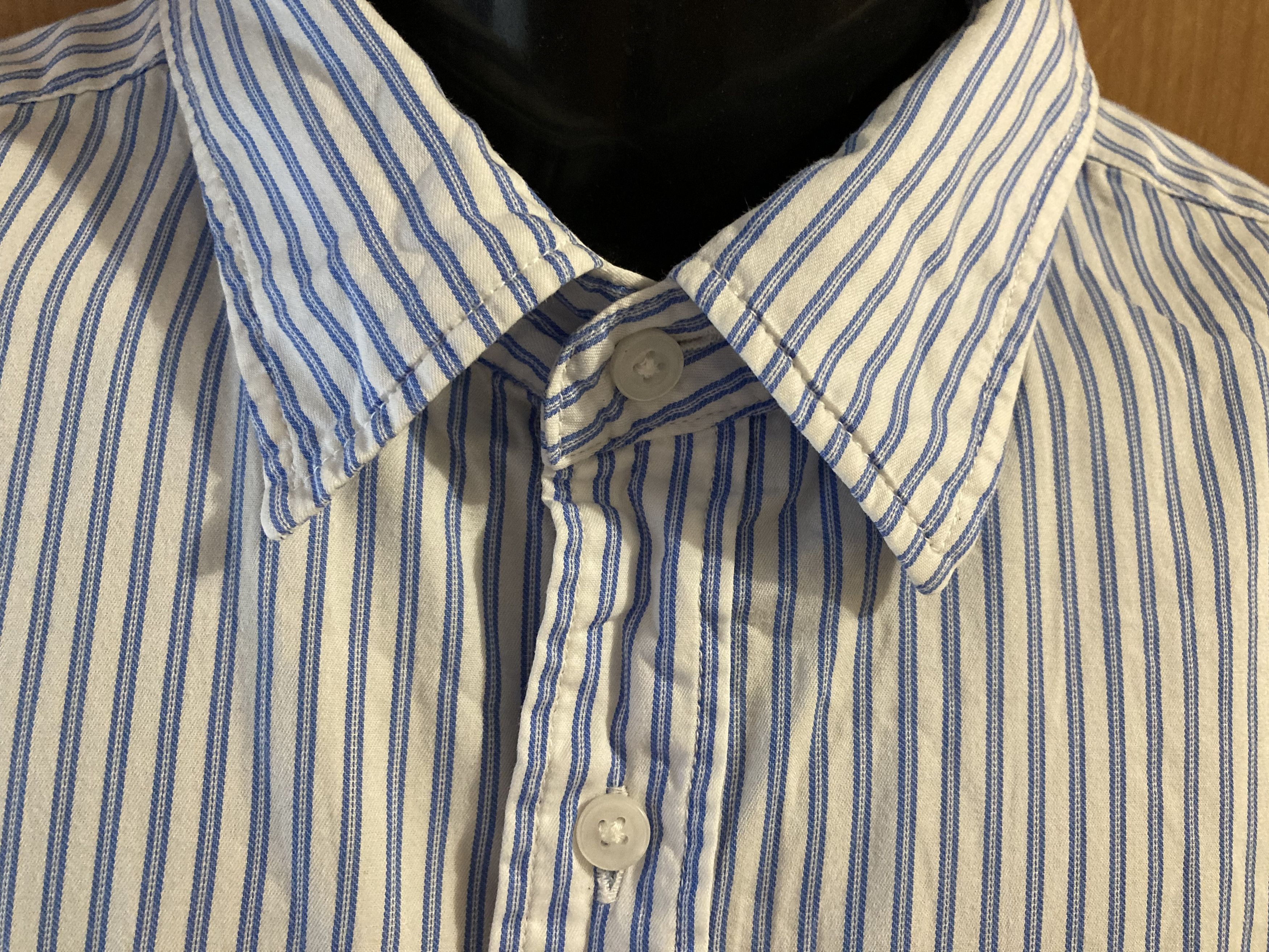 Designer × JW Anderson × Uniqlo 🔥UNIQLO J.W ANDERSON Rare Mixed Stripe SHIRT Size US S / EU 44-46 / 1 - 4 Thumbnail
