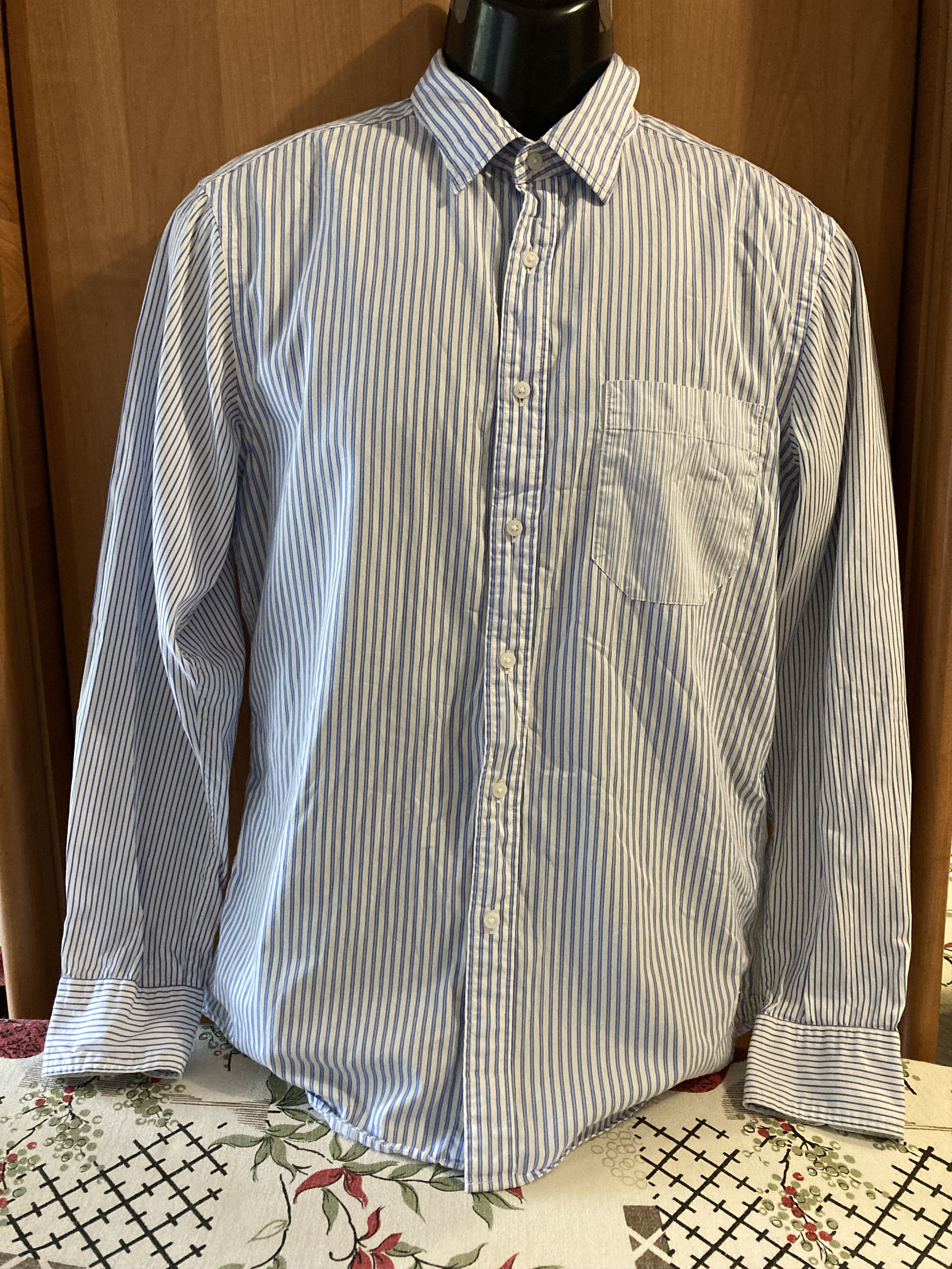 Designer × JW Anderson × Uniqlo 🔥UNIQLO J.W ANDERSON Rare Mixed Stripe SHIRT Size US S / EU 44-46 / 1 - 1 Thumbnail
