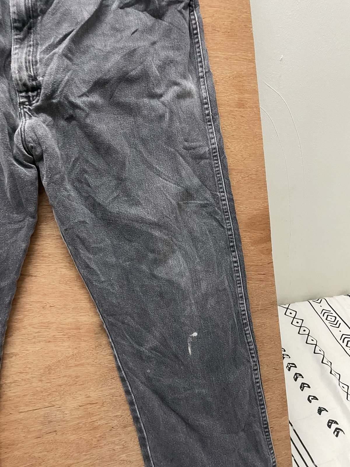 Vintage VINTAGE WRANGLER BLACK DENIM MADE IN USA Size US 41 - 2 Thumbnail