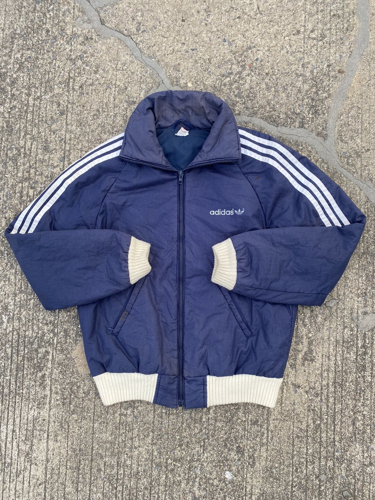 image of Adidas Jacket Y2K Faded in Navy, Men's (Size Medium)