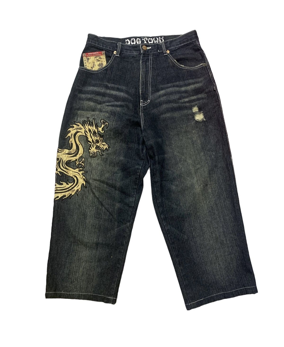 Dogtown × JNCO × Streetwear Dogtown Black Dragon Jorts | Grailed