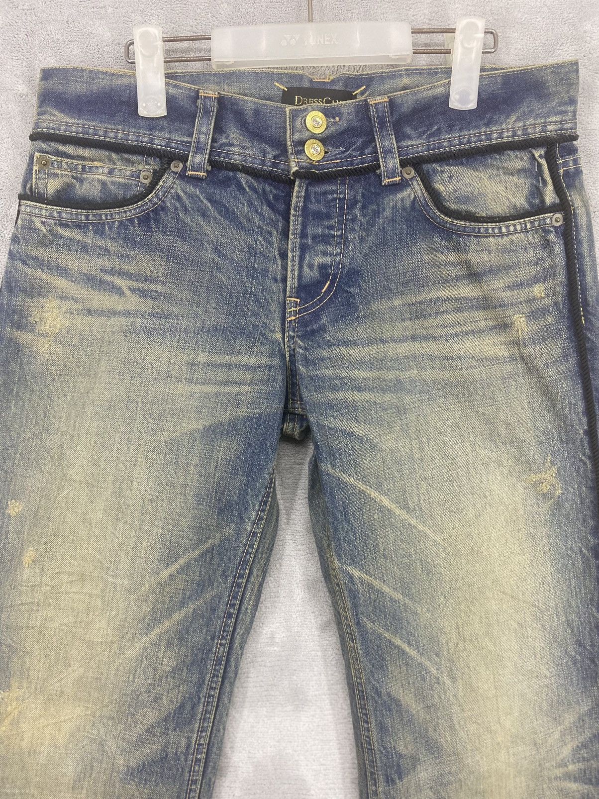 Japanese Brand 🔥 VINTAGE DENIM DRESS CAMP NO 3363-240611 MADE IN JAPAN Size US 32 / EU 48 - 3 Thumbnail