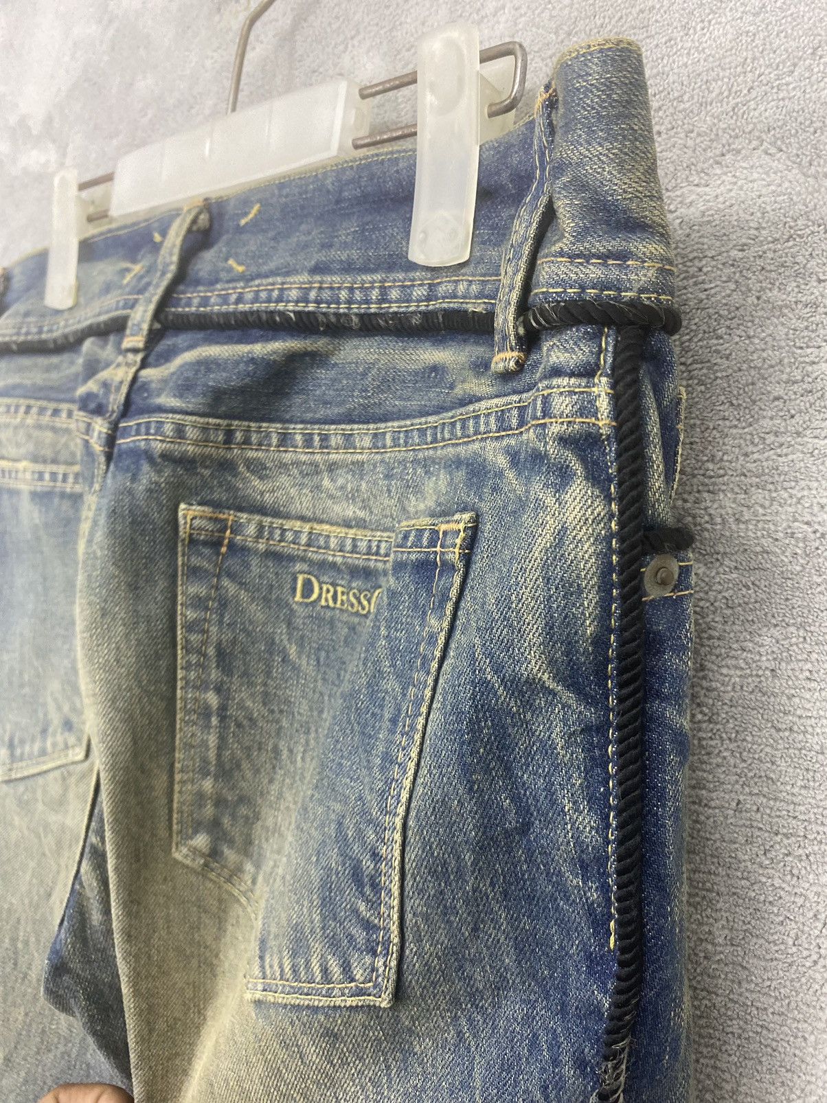 Japanese Brand 🔥 VINTAGE DENIM DRESS CAMP NO 3363-240611 MADE IN JAPAN Size US 32 / EU 48 - 11 Thumbnail