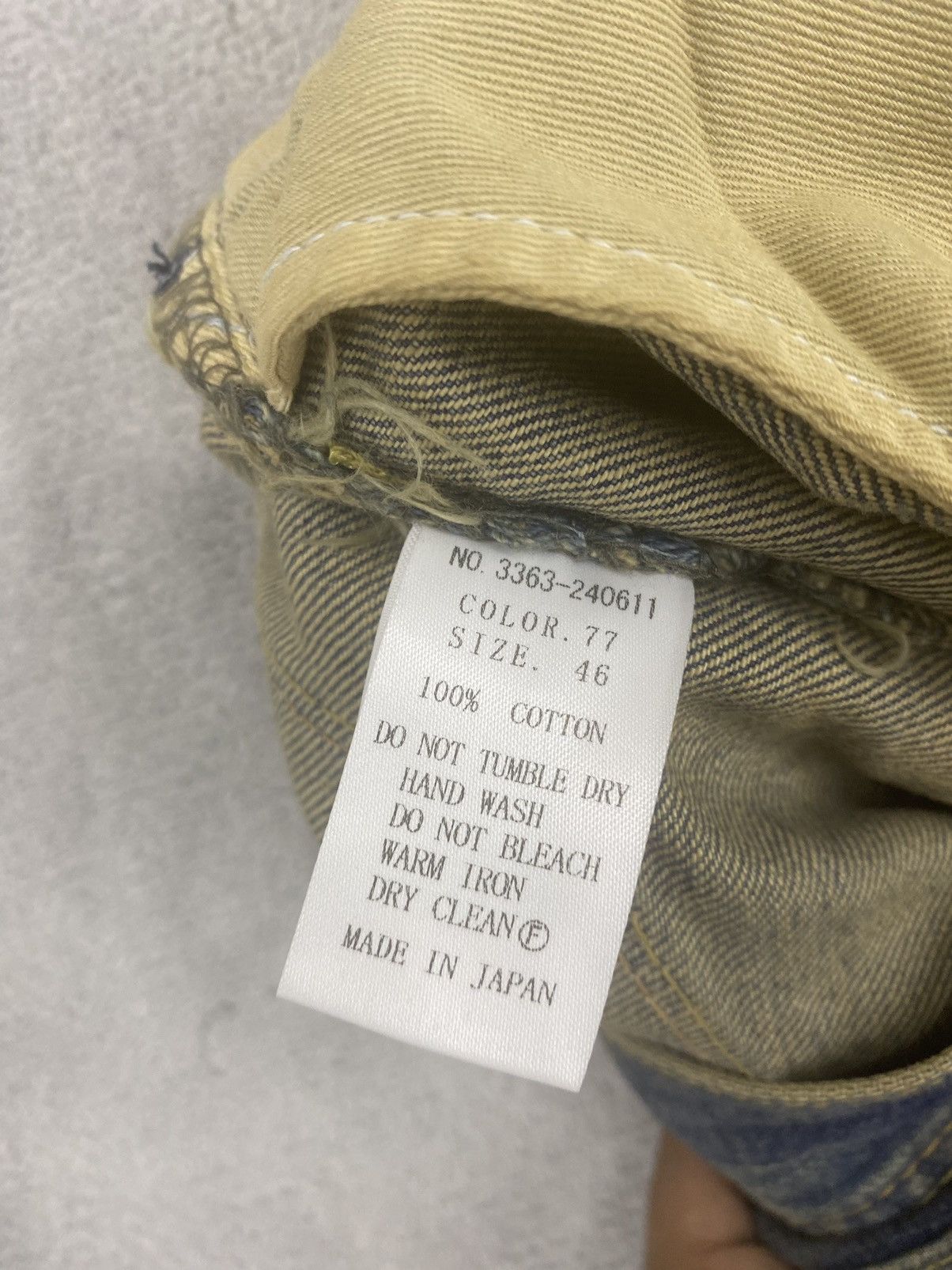 Japanese Brand 🔥 VINTAGE DENIM DRESS CAMP NO 3363-240611 MADE IN JAPAN Size US 32 / EU 48 - 13 Thumbnail