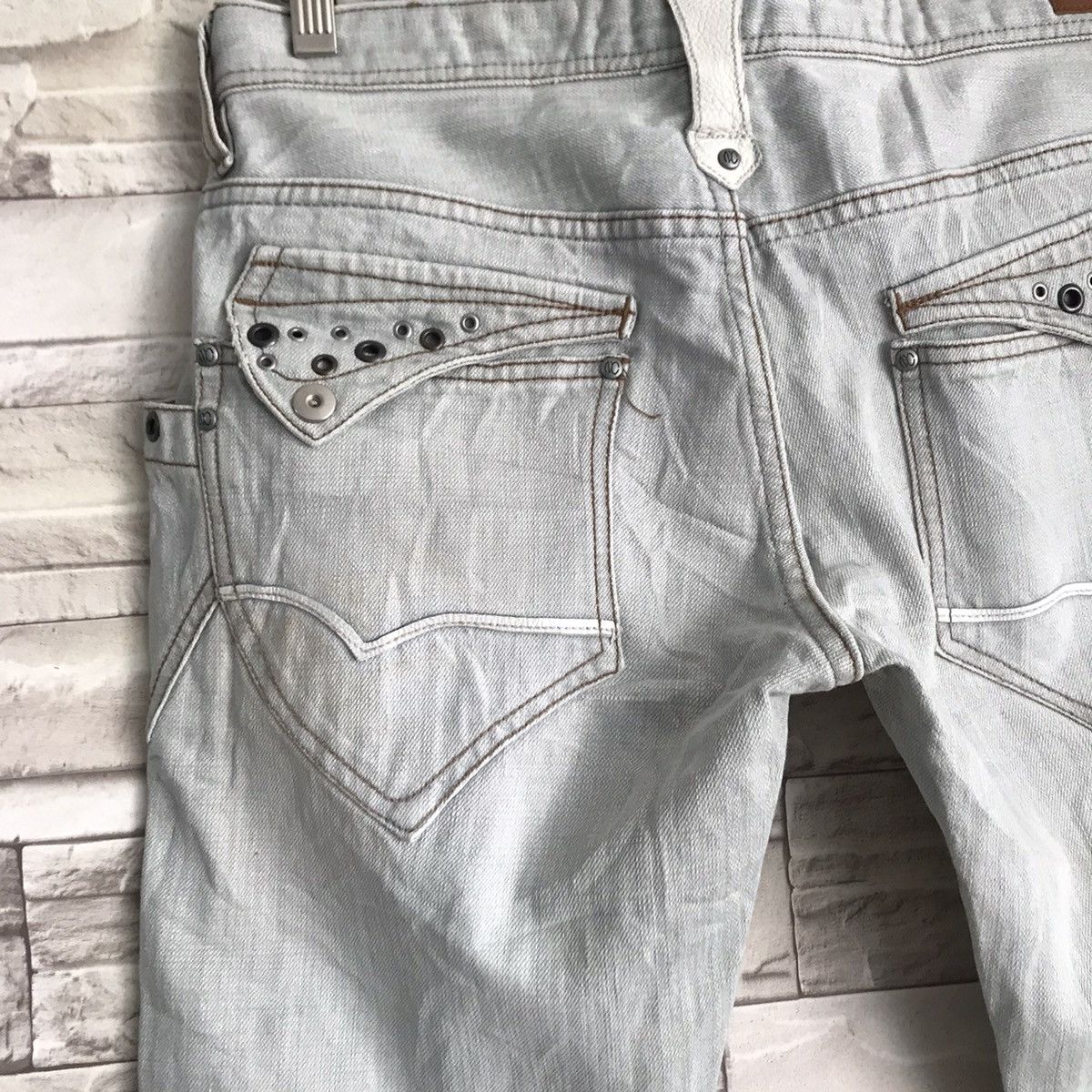 Nicole Club Nicole Club For Men Denim Flare Studded Leather Size US 32 / EU 48 - 13 Thumbnail
