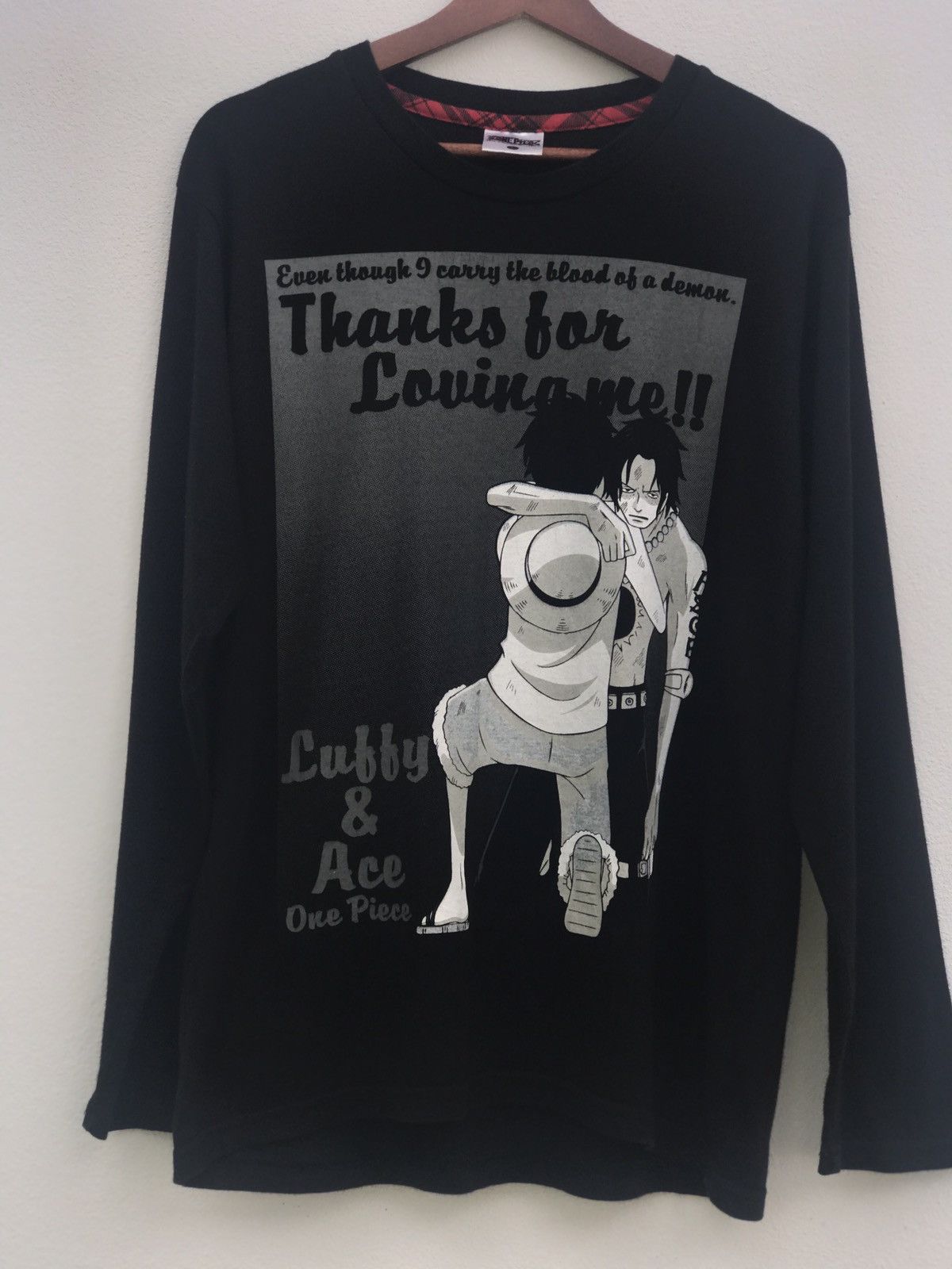 Anime One Piece Long Sleeve Luffy & Ace Size US L / EU 52-54 / 3 - 1 Thumbnail