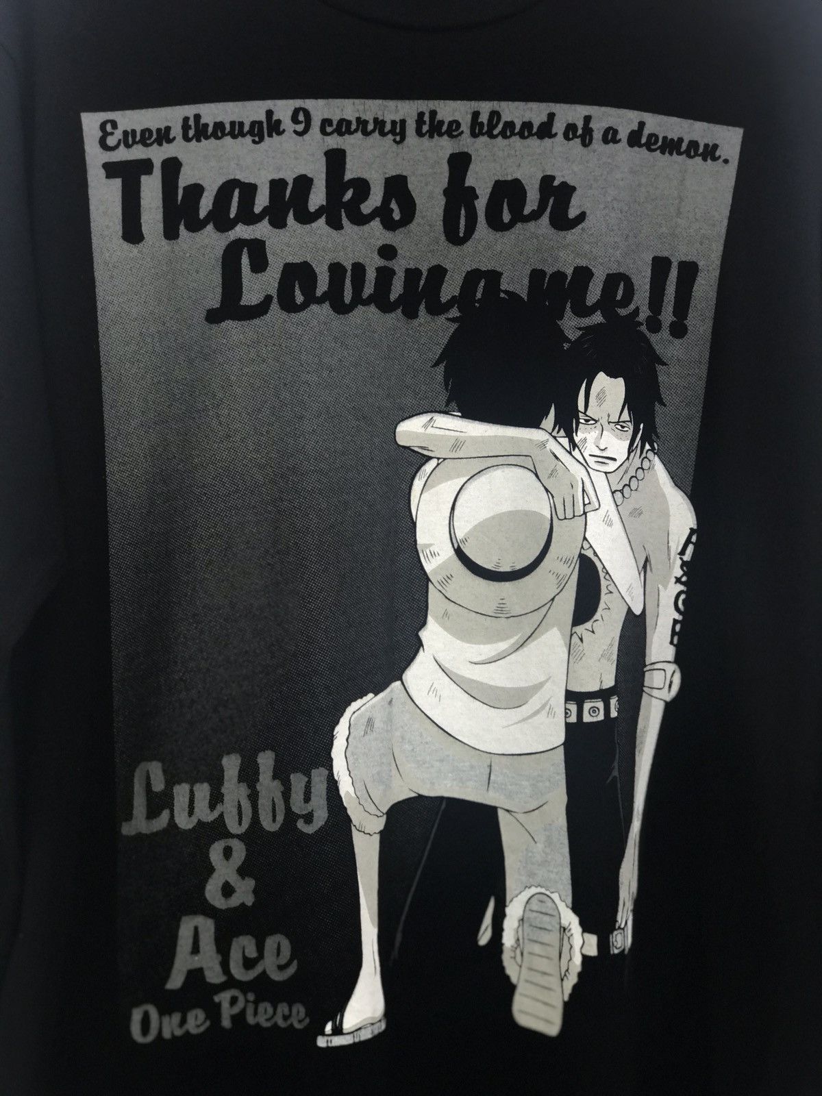 Anime One Piece Long Sleeve Luffy & Ace Size US L / EU 52-54 / 3 - 2 Thumbnail