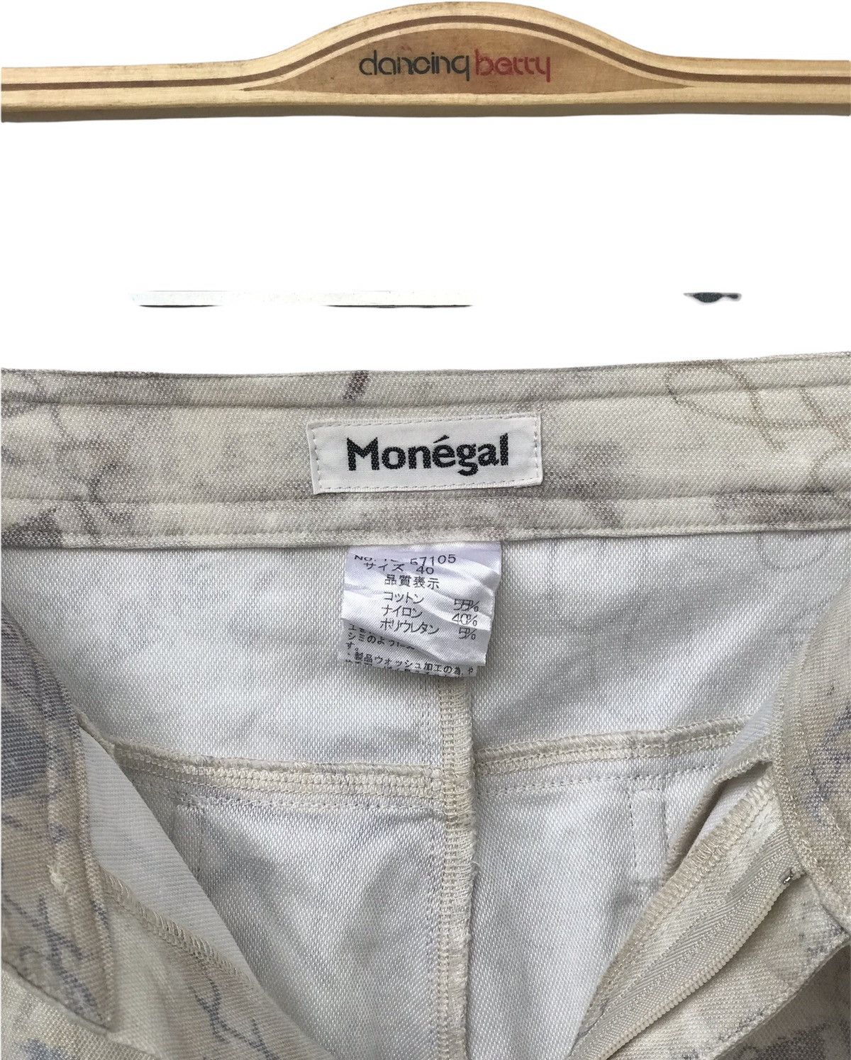 Japanese Brand Monegal Elastic Pants Size US 28 / EU 44 - 6 Thumbnail