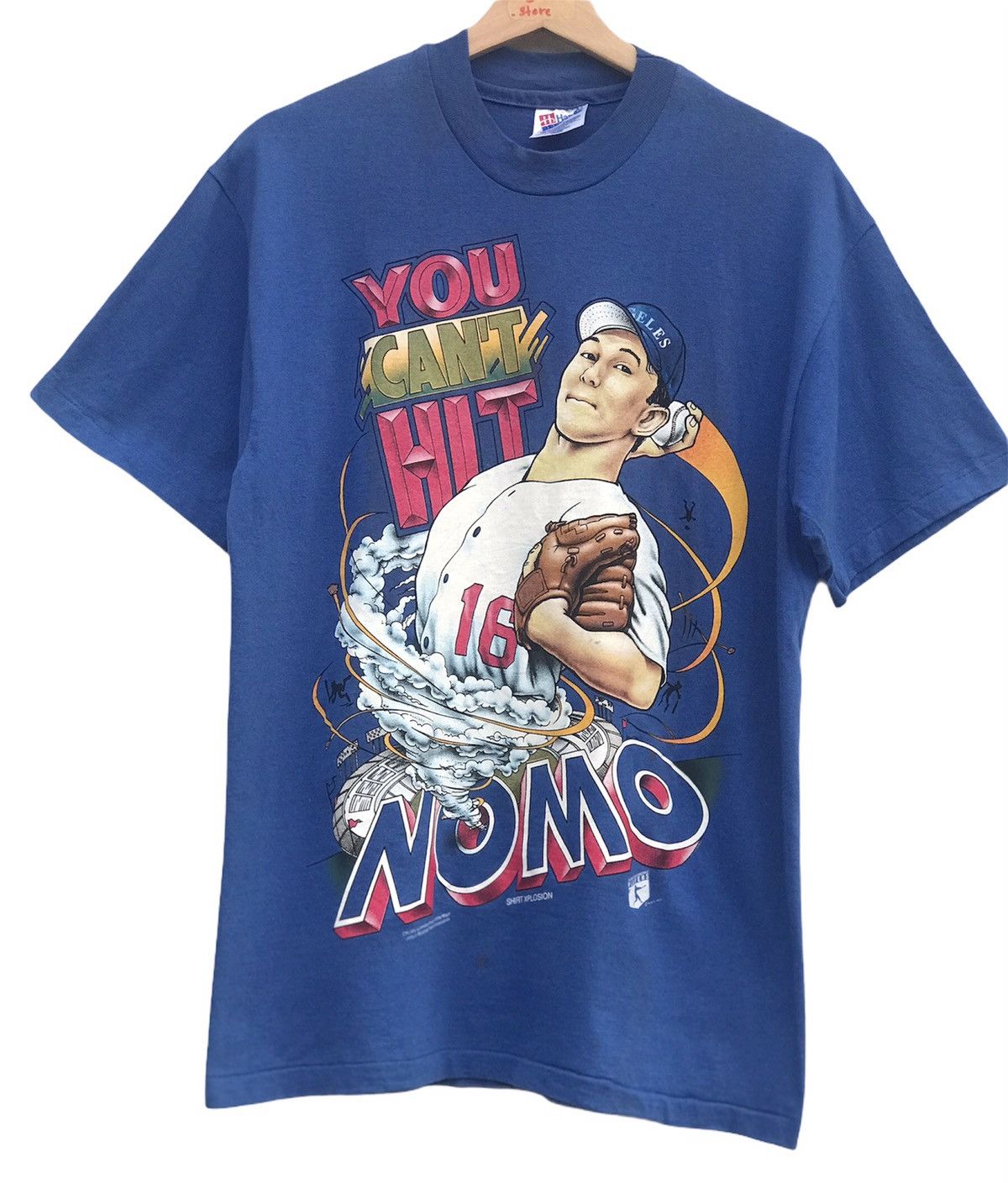 Hanes × MLB × Vintage Vintage Hideo Nomo You Can Hit | Grailed