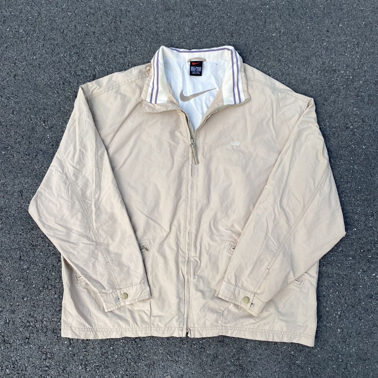 Nike × Vintage Rare Vintage Nike Spell Out Swoosh 90s Jacket Size US XL / EU 56 / 4 - 2 Thumbnail