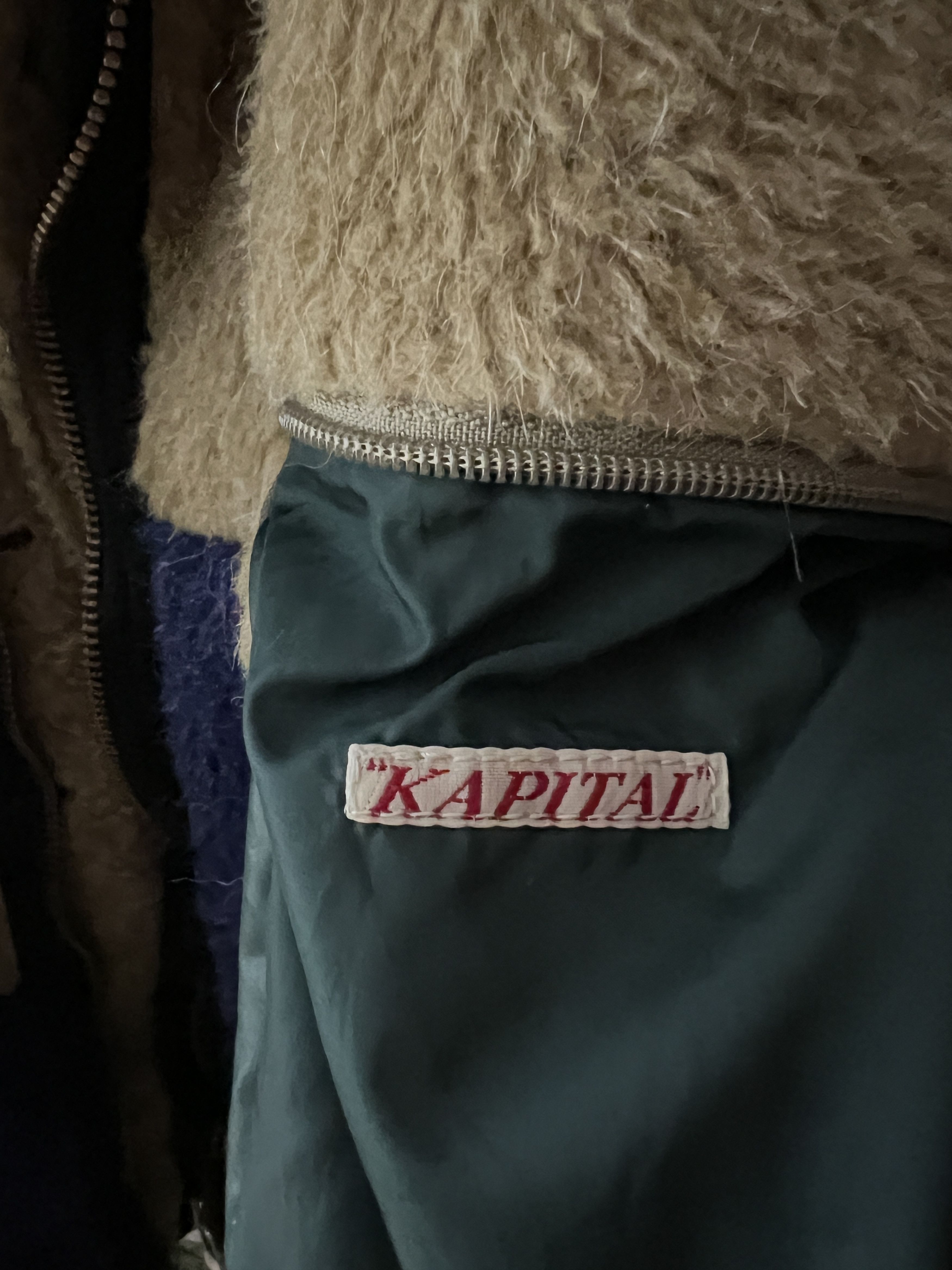 Kapital Reversible Wool Fleece Boa Color Block Vest Size US M / EU 48-50 / 2 - 9 Thumbnail