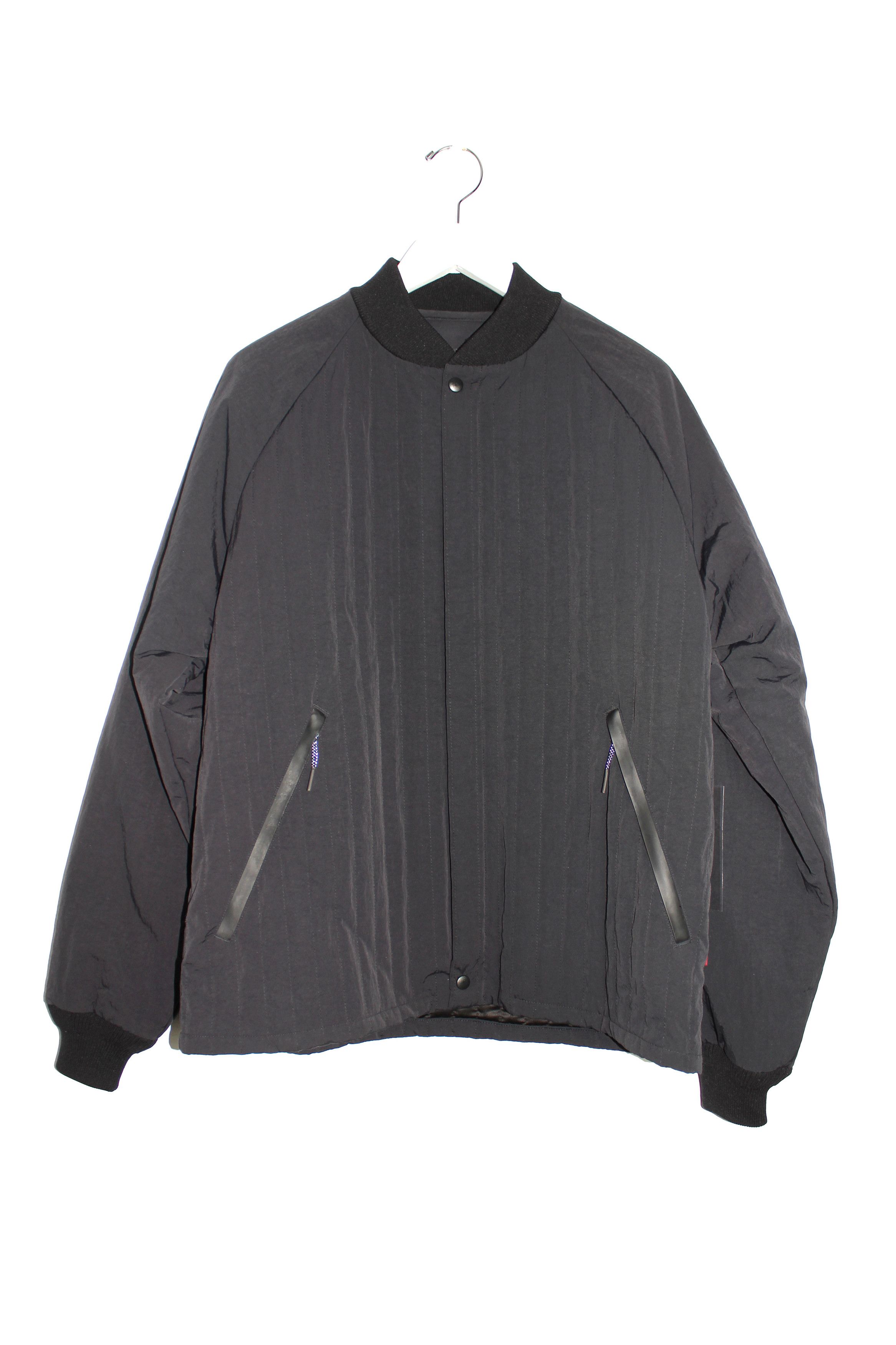 Brandblack RARE Quilted Black Bomber Jacket Size US L / EU 52-54 / 3 - 1 Thumbnail