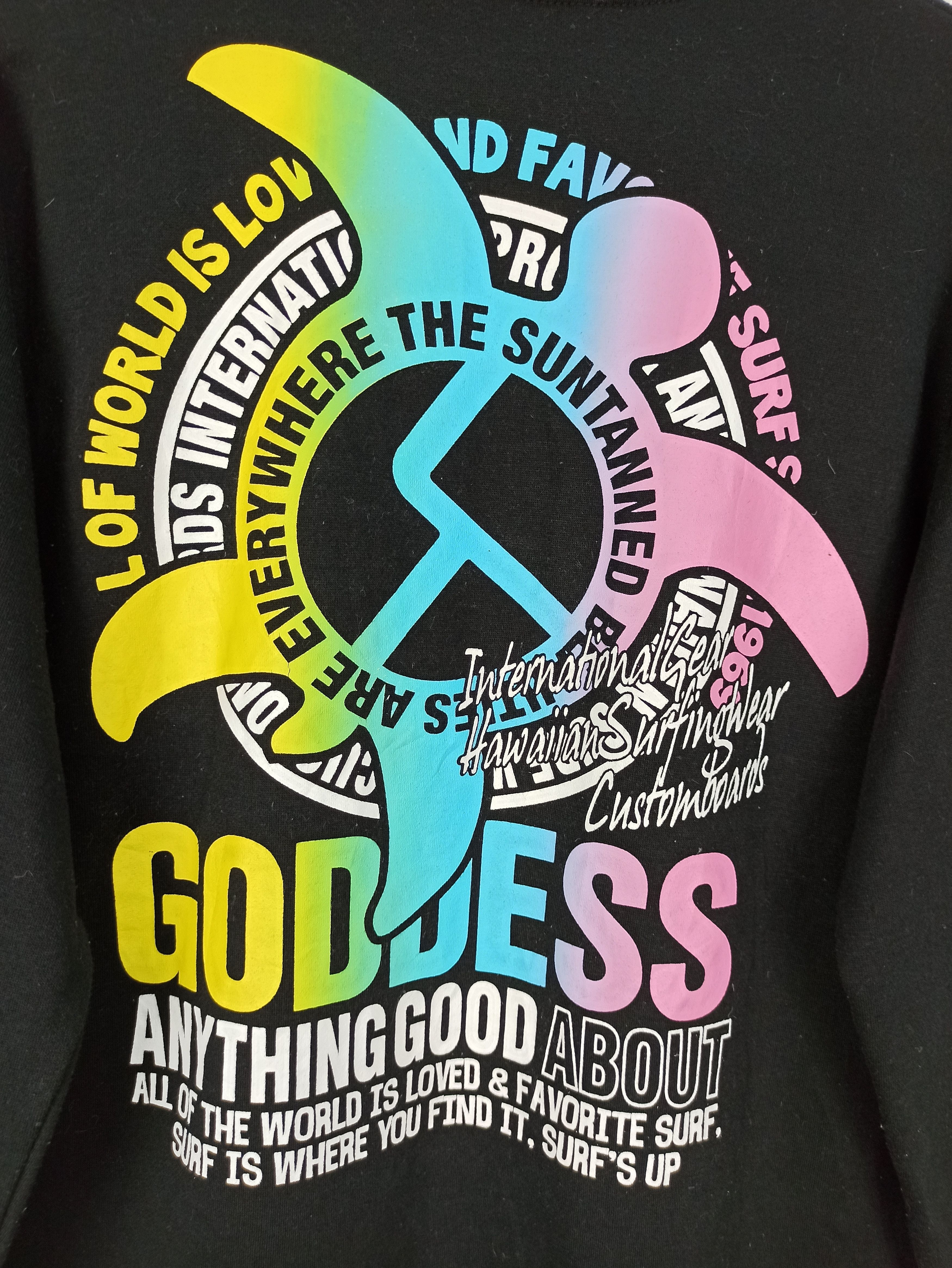Vintage Vintage Team Goddess Sweatshirt Surf Adventure Sweater Size US M / EU 48-50 / 2 - 3 Thumbnail