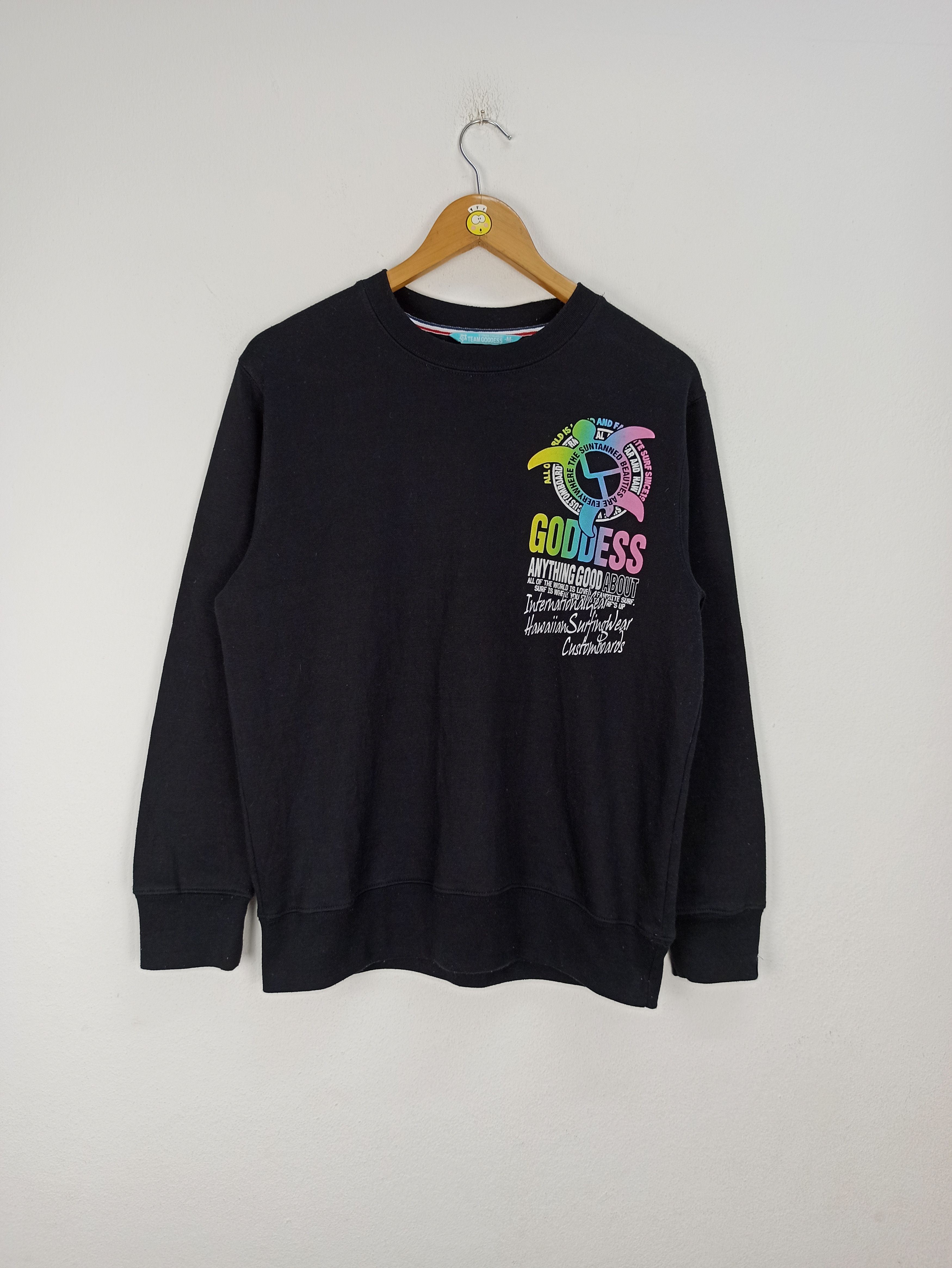 Vintage Vintage Team Goddess Sweatshirt Surf Adventure Sweater Size US M / EU 48-50 / 2 - 2 Thumbnail