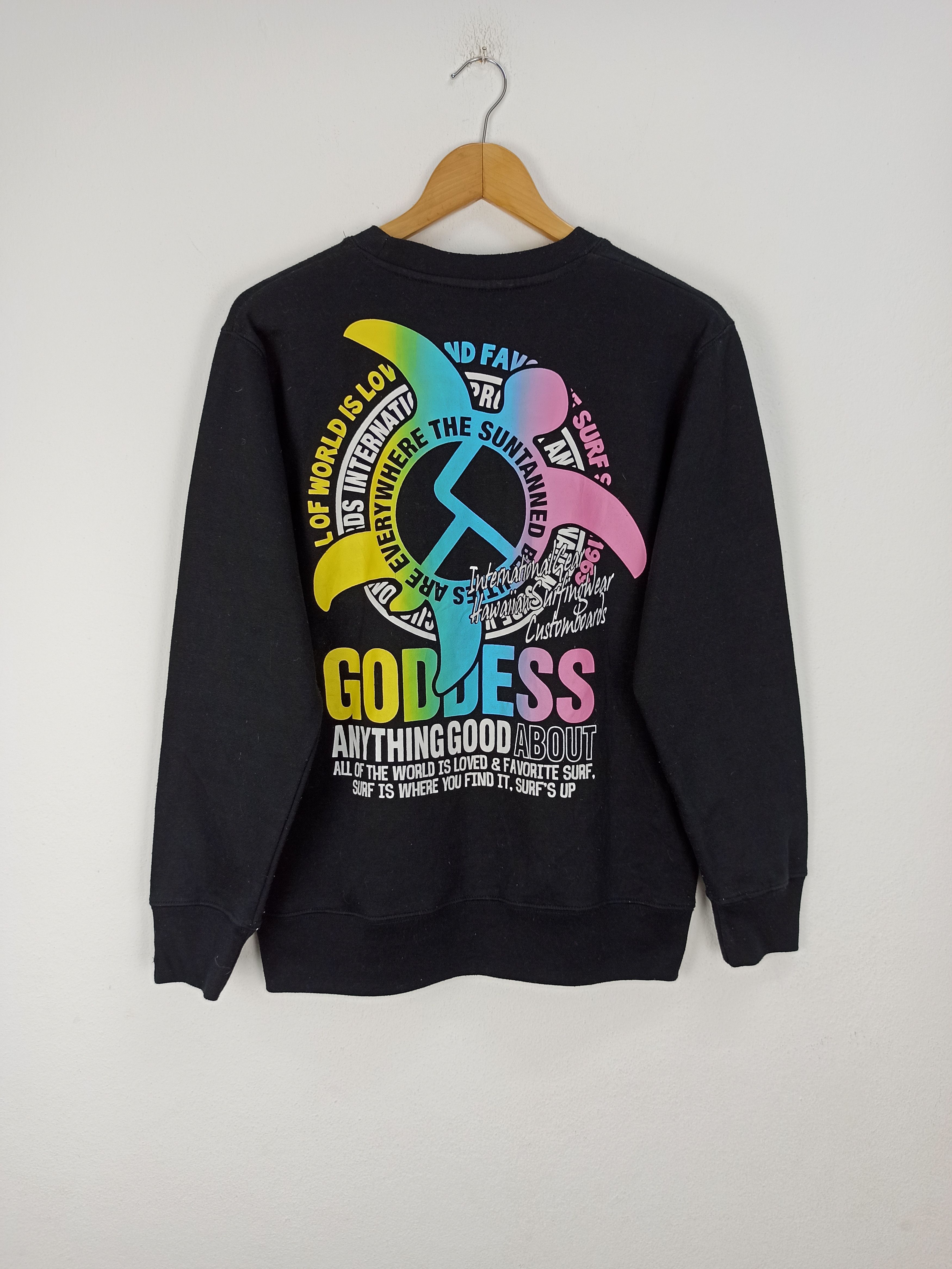 Vintage Vintage Team Goddess Sweatshirt Surf Adventure Sweater Size US M / EU 48-50 / 2 - 1 Thumbnail