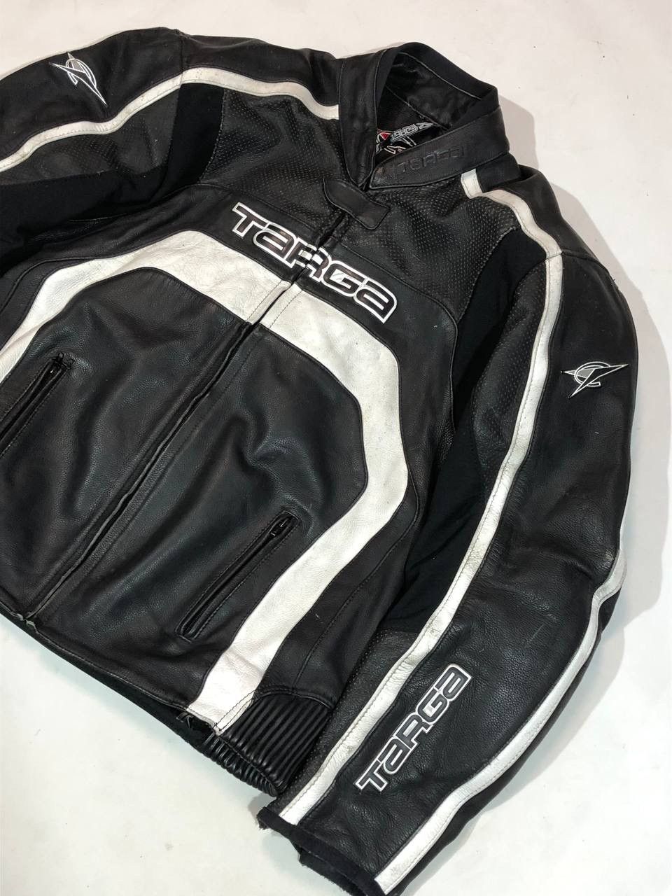 Other Targa Moto Leather Jacket Racing Vintage Motorcycle Size US L / EU 52-54 / 3 - 8 Thumbnail