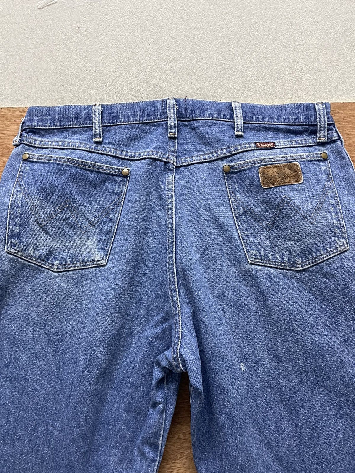 Vintage VINTAGE WRAGLER DENIM Size US 38 / EU 54 - 7 Thumbnail