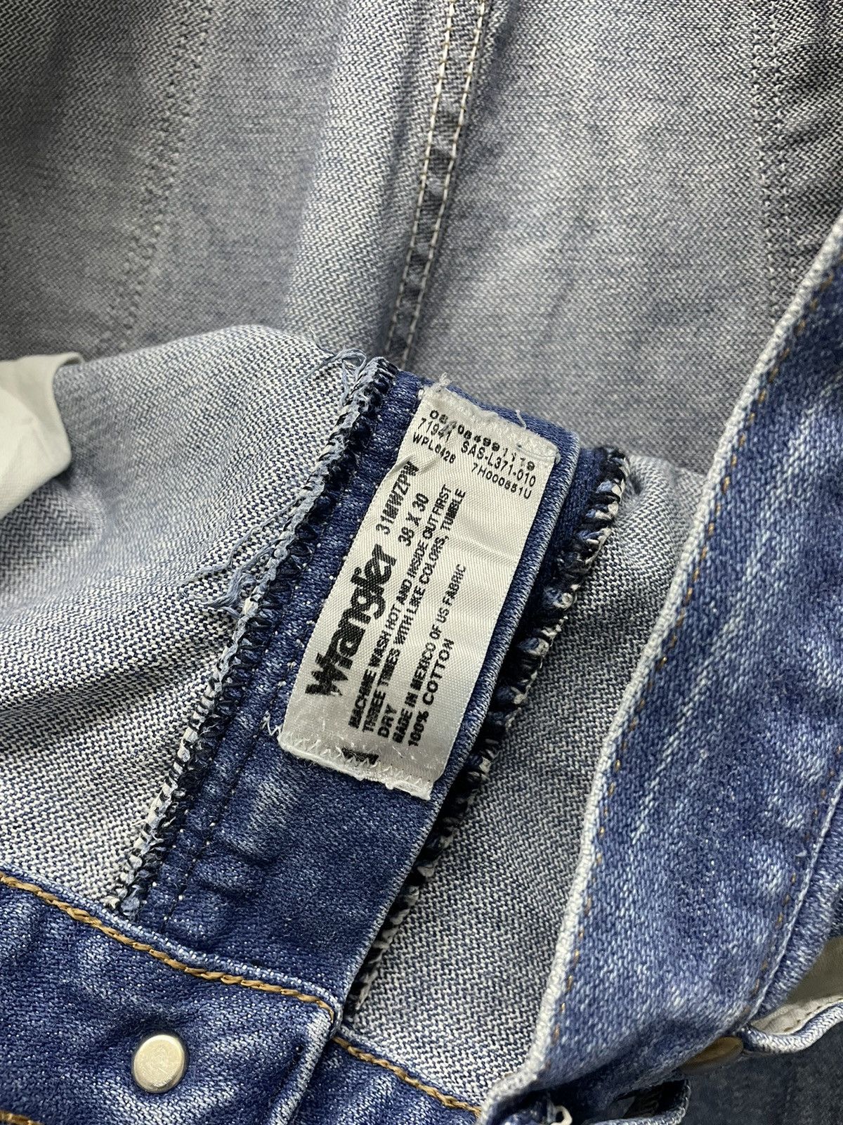 Vintage VINTAGE WRAGLER DENIM Size US 38 / EU 54 - 5 Thumbnail