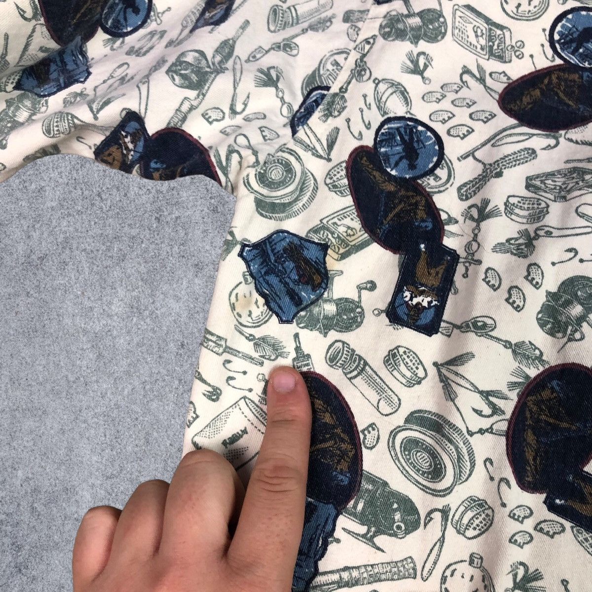 Vintage × Woolrich Woolen Mills Vintage Woolrich All Over Print Button Down Shirt Adult XXL Size US XXL / EU 58 / 5 - 4 Thumbnail