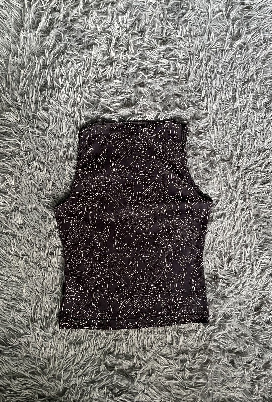 Versace × Versace Jeans Couture × Vintage 💎Versace 00s vintage rhinestones shining tank top Size M / US 6-8 / IT 42-44 - 9 Thumbnail